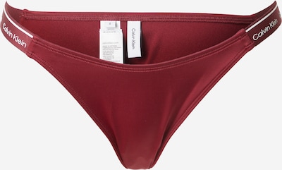 Calvin Klein Swimwear Bikinihousut värissä marjat / valkoinen, Tuotenäkymä