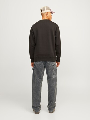 JACK & JONES Loosefit Jeans 'JJIEDDIE JJPAINTER' in Schwarz