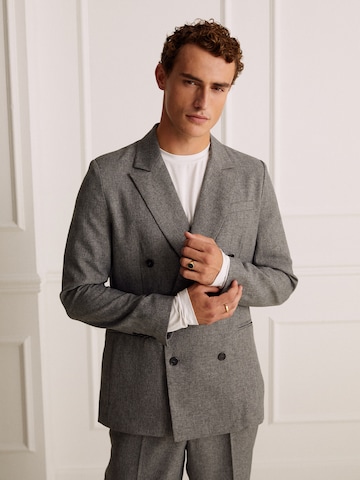 Guido Maria Kretschmer Men Regular fit Blazer 'Sean' in Grey: front