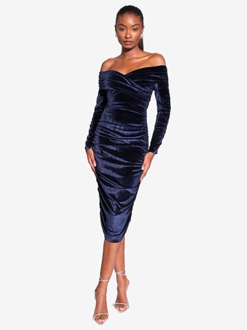 Lipsy - Vestido de gala en azul: frente