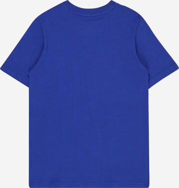 ADIDAS SPORTSWEAR - Camisa funcionais 'Essentials 3-Stripes ' em azul