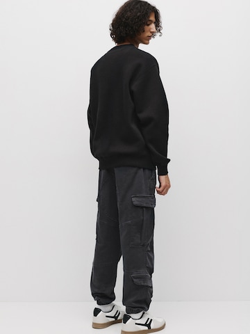 Effilé Pantalon cargo Pull&Bear en gris