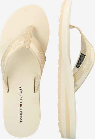 TOMMY HILFIGER T-Bar Sandals in Beige