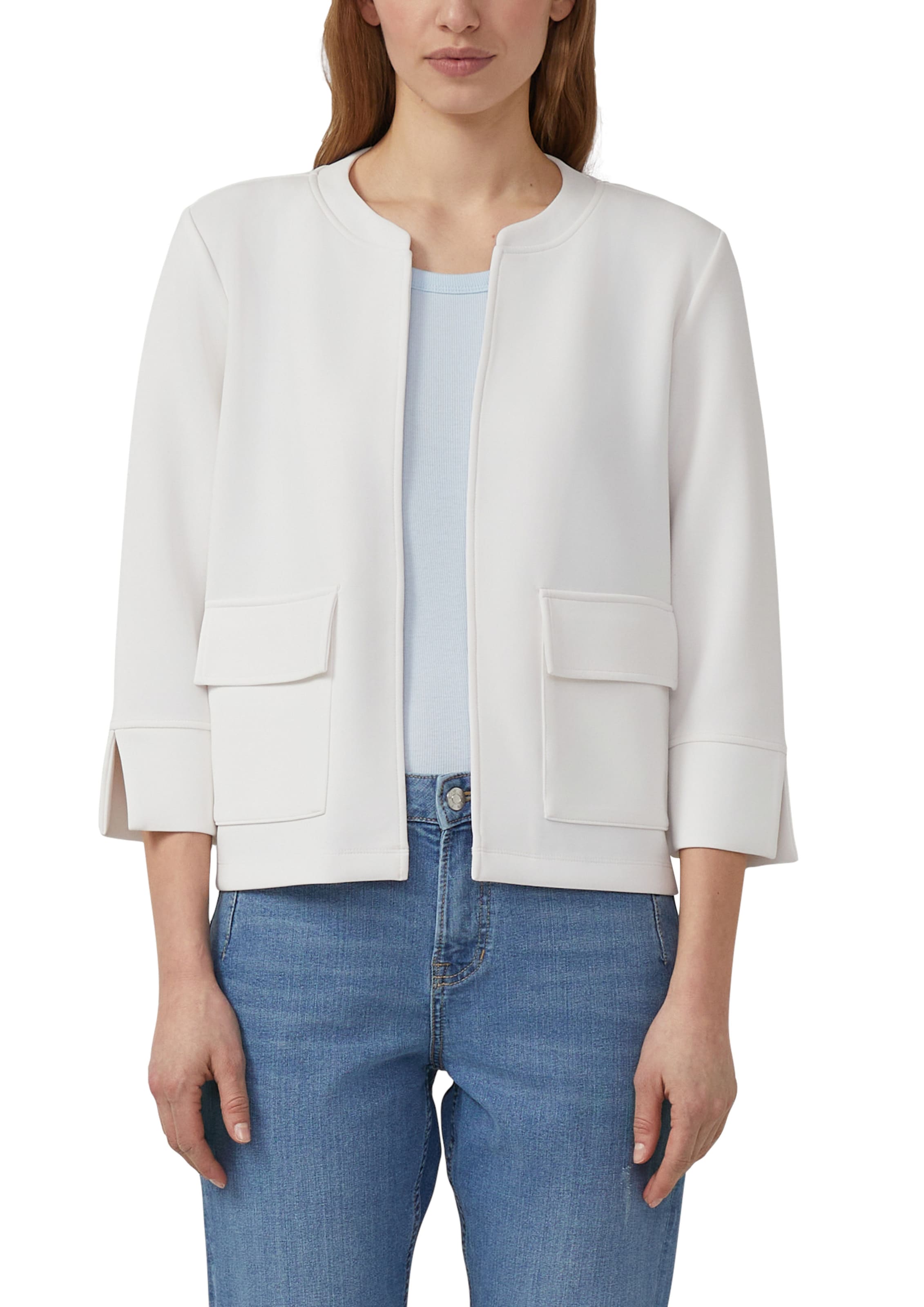 s.Oliver Sweat jacket in Beige