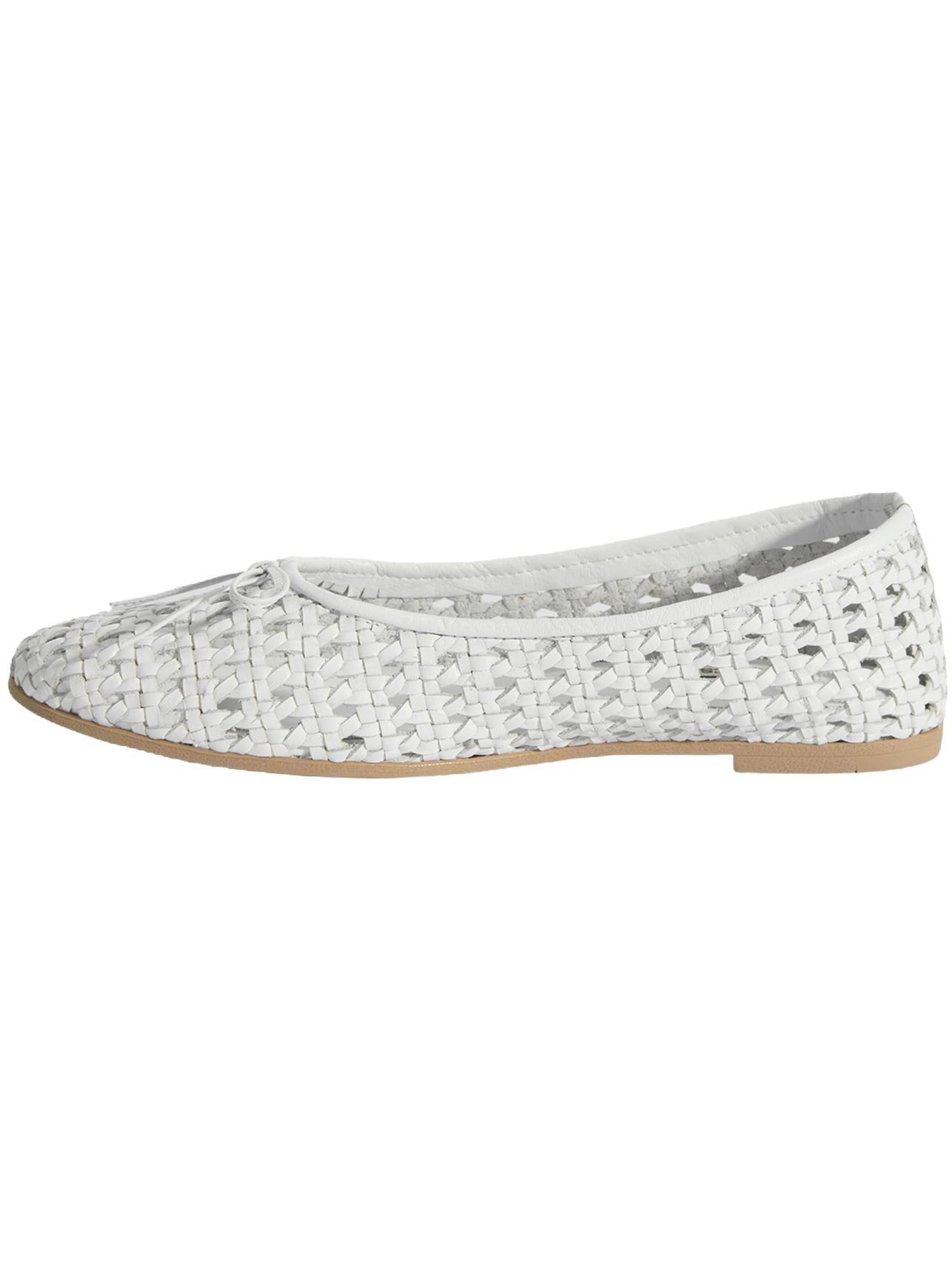 Desa Ballet Flats 'Ballettschuhe' in White