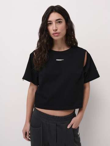 FEMSSY Shirt 'EDGE' in Zwart