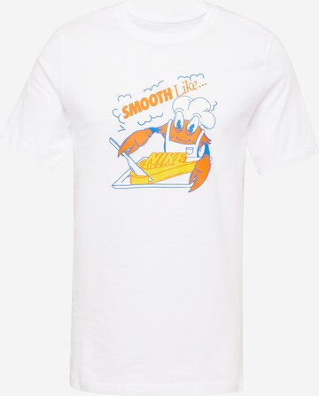 T-Shirt Nike Sportswear en blanc : devant