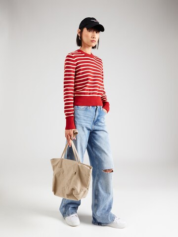 TOMMY HILFIGER Pullover in Rot