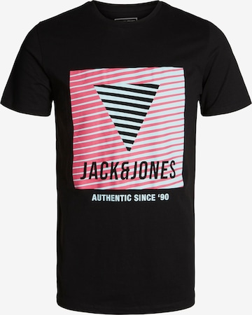 JACK & JONES Tričko 'Booster' – černá: přední strana