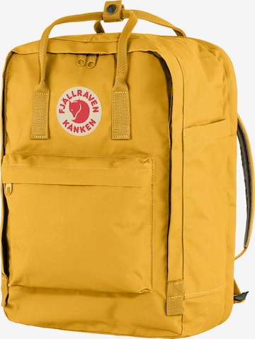 Fjällräven Backpack 'Kanken' in Yellow: front