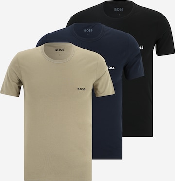 BOSS Black T-Shirt in Blau: predná strana