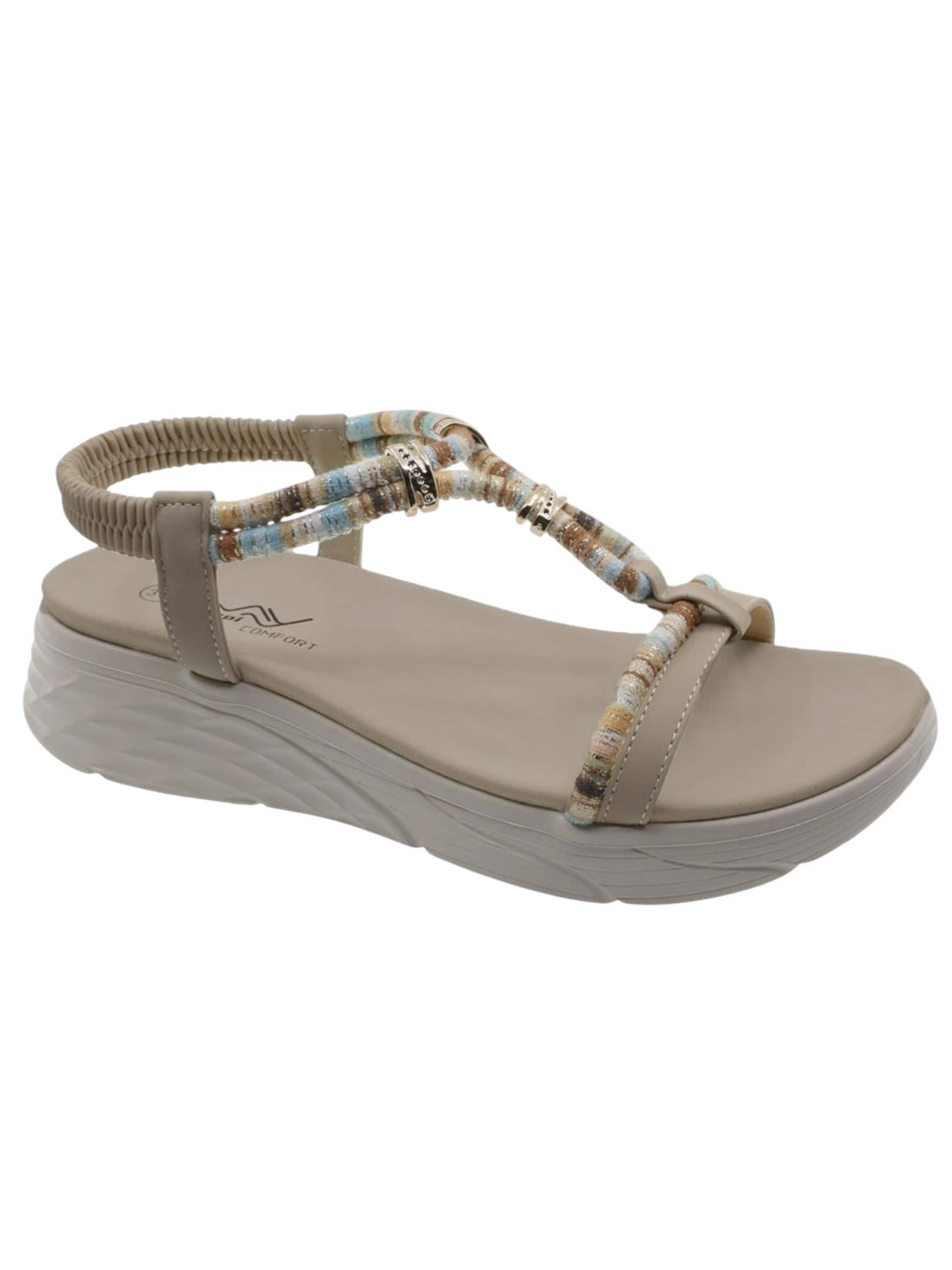 Beppi Sandaal 'Casual Sandal' in Grijs: voorkant