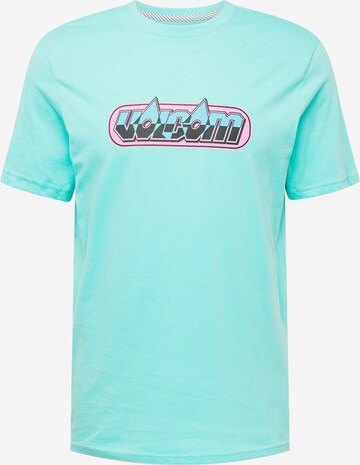Volcom - Camisa 'CRASH TEST' em azul: frente