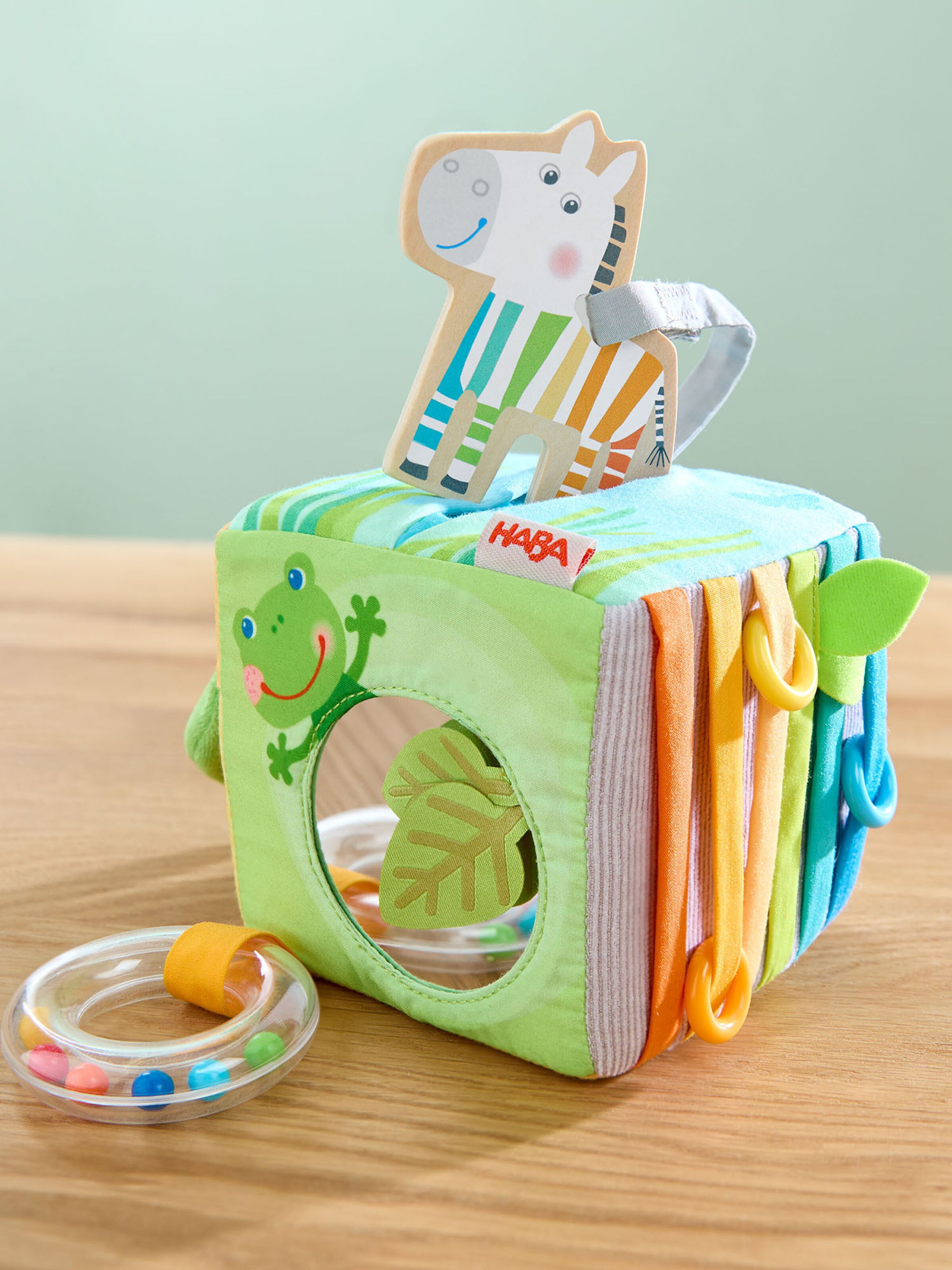 HABA Spel 'Entdeckerwürfel Zebra' in Gemengde kleuren