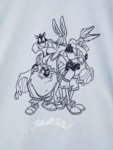 MANGO KIDS Schlafanzug 'LOONEY' in Blau