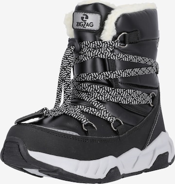 ZigZag Snowboots 'Turriea' in Zwart: voorkant
