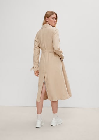 Manteau mi-saison comma casual identity en beige