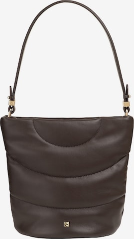 Sac bandoulière 'Barbara' DuDu en marron : devant