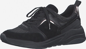 Baskets basses Tamaris Fashletics en noir : devant