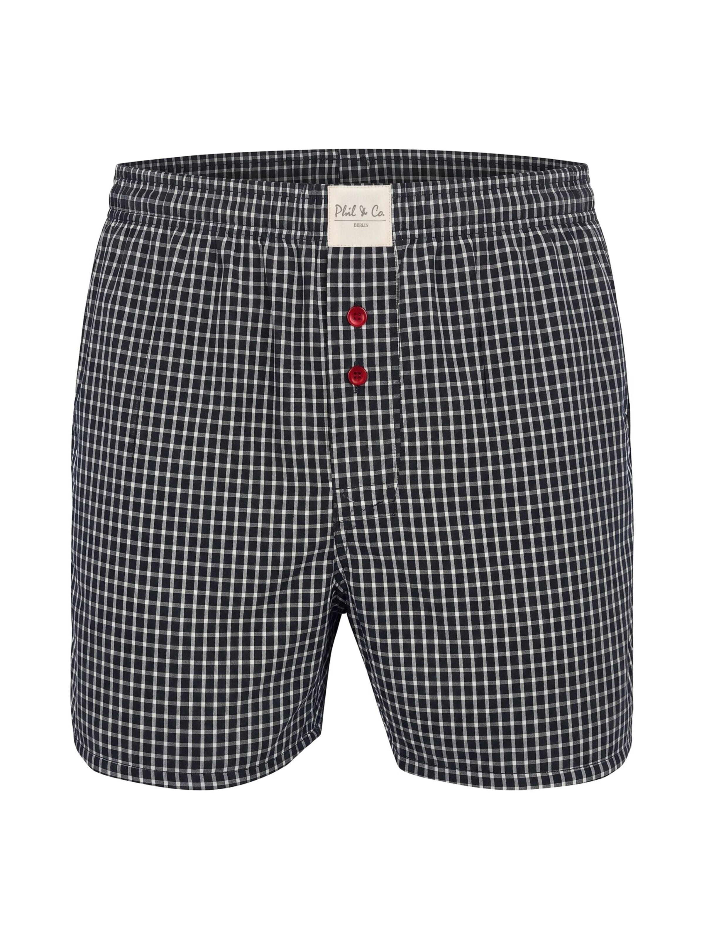 Phil & Co. Berlin Boxer shorts 'Phil & Co. Berlin Men's Woven Boxers 8 Pack – Loose Fit Boxer Shorts – 60% Cotton & 40% Polyester – Breathable, Wrinkle-Resistant & Easy Care' in Mixed colours