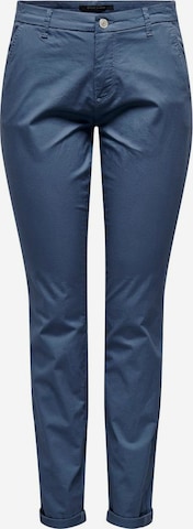 Coupe slim Pantalon chino ONLY en bleu : devant