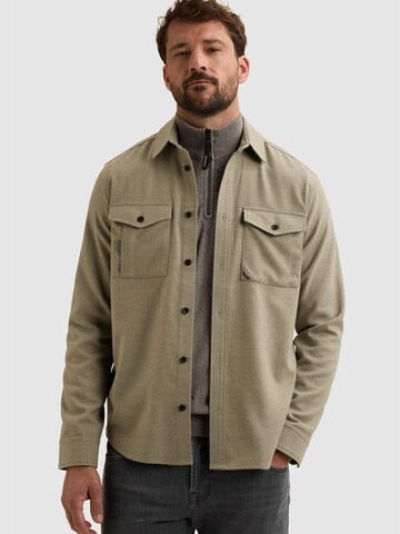 VANGUARD Regular Fit Skjorte 'Overshirt with button closure' i grøn: forside