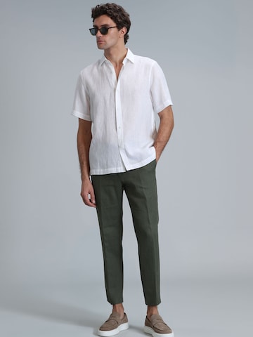 Lufian Slim fit Chino trousers 'KARL' in Green