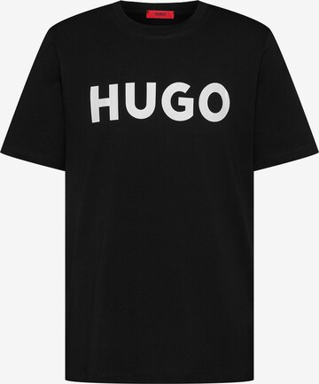 T-Shirt HUGO en noir : devant