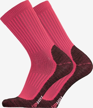 UphillSport Athletic Socks 'WINTER XC' in Pink