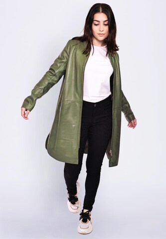 Maze Between-Seasons Coat in Green