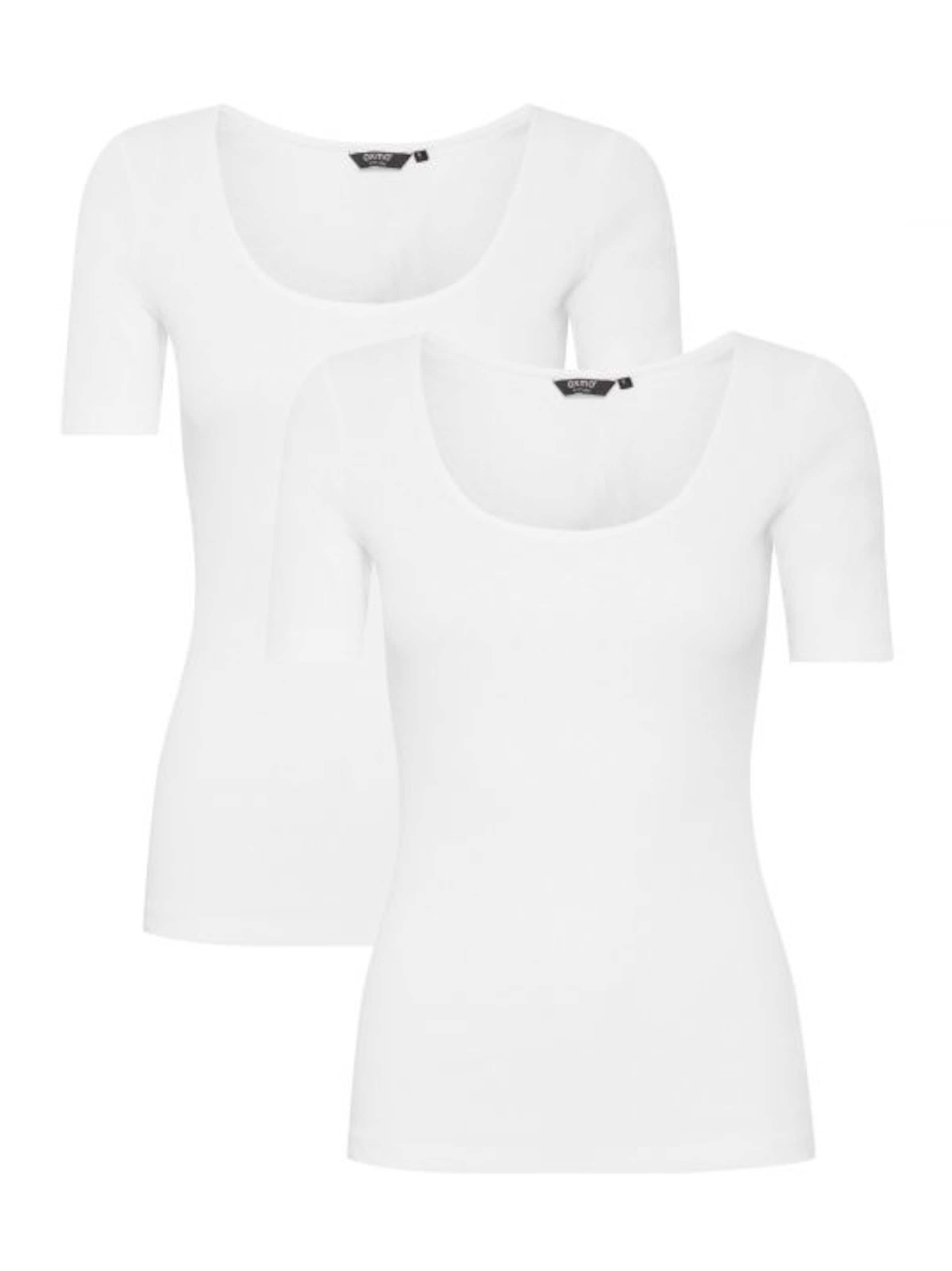 Maglietta 'Isan' di Oxmo in bianco: frontale