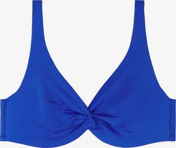 CALZEDONIA Balconette Bikini Top 'Indonesia' in Blue: front
