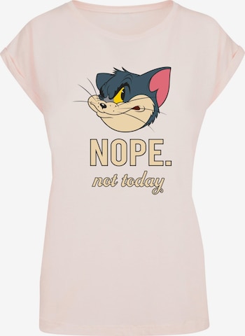 ABSOLUTE CULT T-Shirt 'Tom and Jerry - Nope Not Today' in Pink: Vorderseite