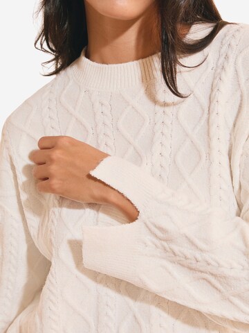 Camicia da notte 'Blanca' di ETAM in beige