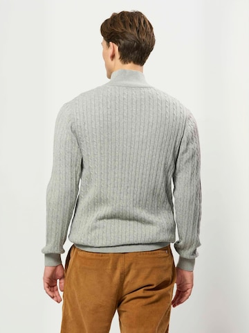 U.S. POLO ASSN. Neulepaita ' UMRomeo Half-zip ' värissä harmaa