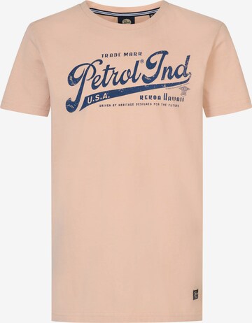 T-Shirt 'Coastcruiser' Petrol Industries en rose : devant