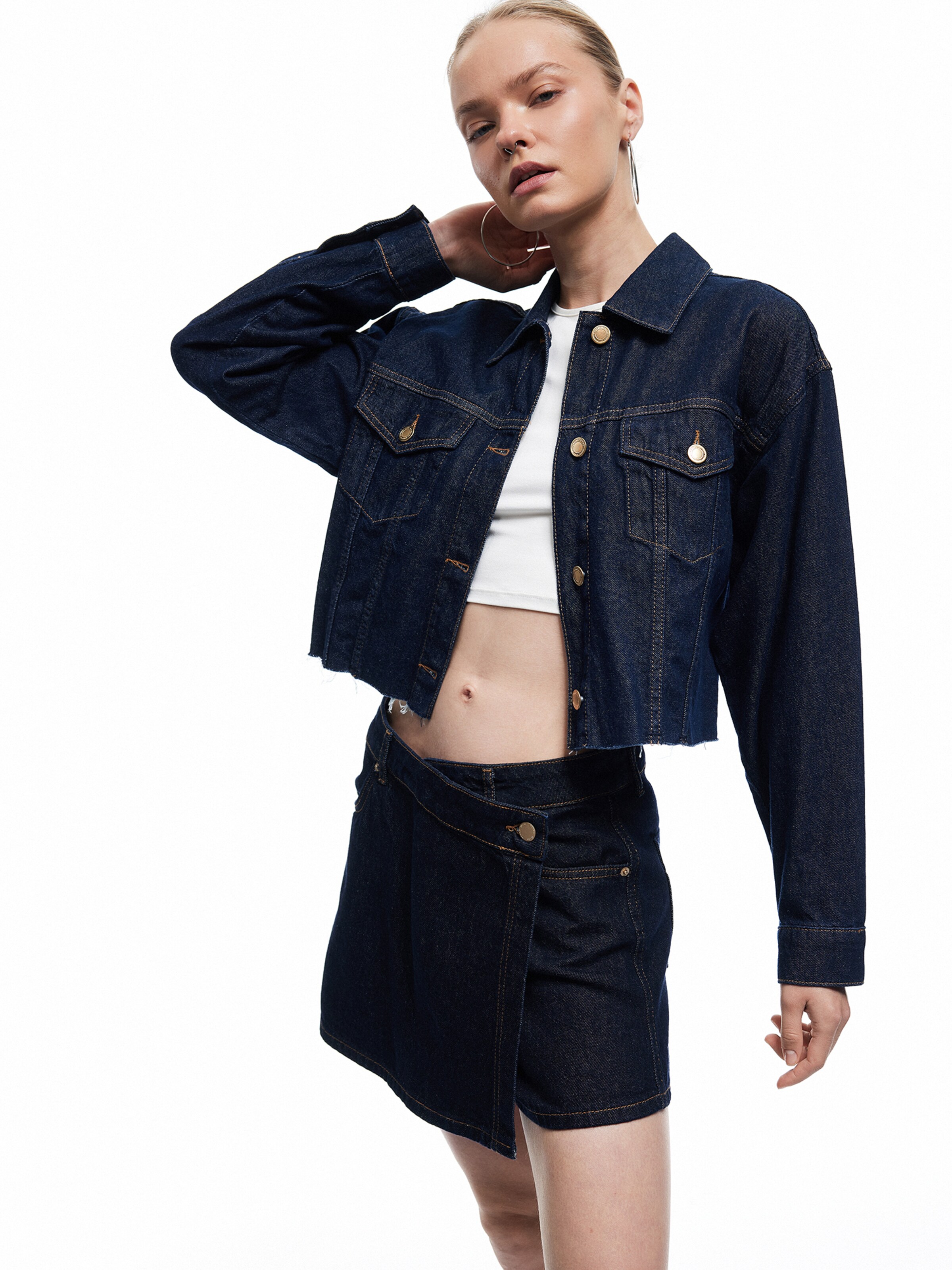 Koton Rok in Blauw: voorkant