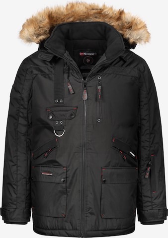 GEOGRAPHICAL NORWAY Winter jacket in Black: front