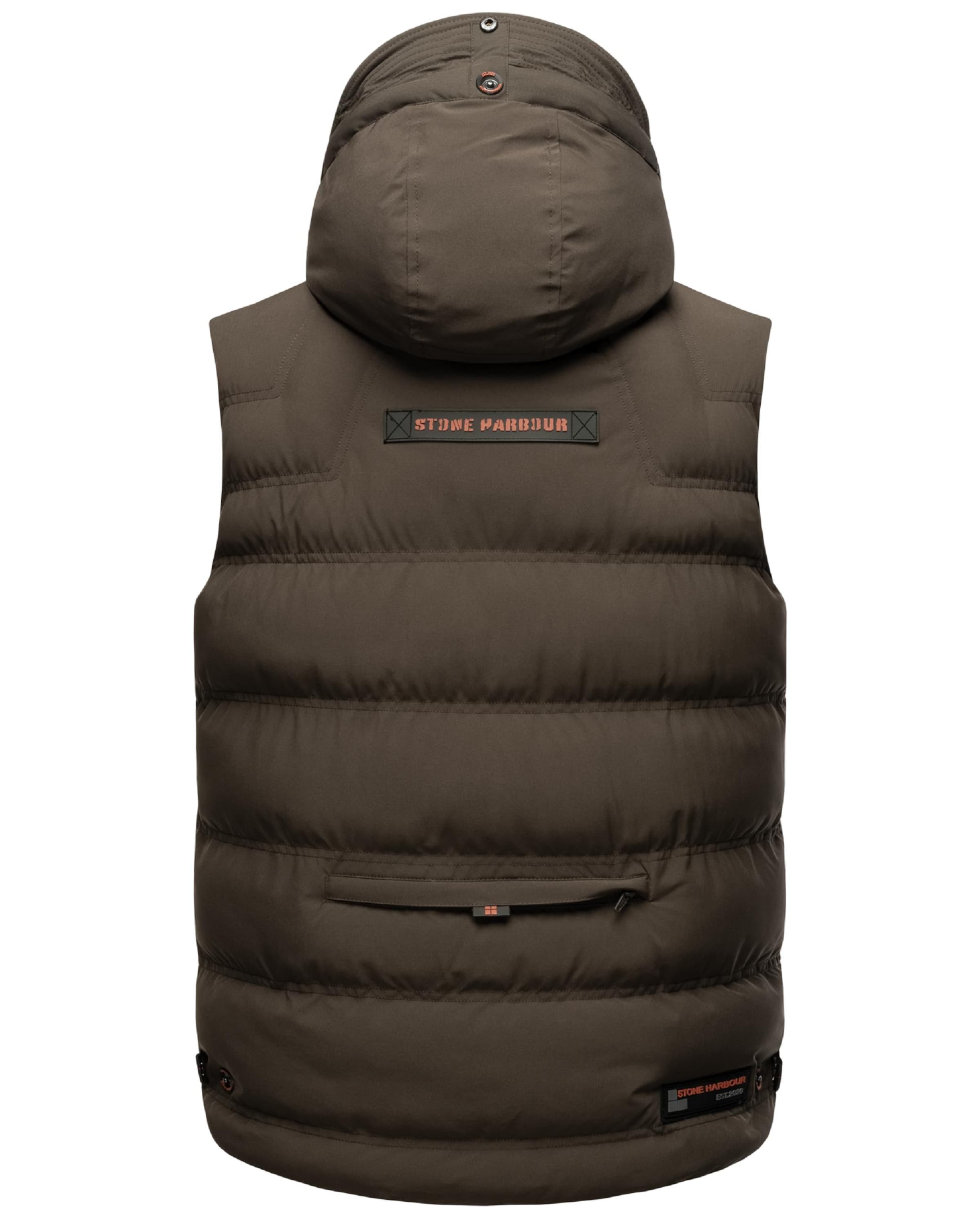 Gilet 'Egoor' STONE HARBOUR en marron