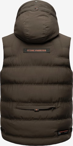 STONE HARBOUR Vest 'Egoor' in Brown