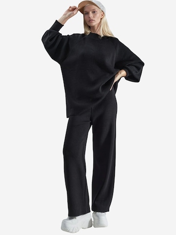 My fashion Hausanzug 'Strick-Koordinaten'‌‌‌ in Schwarz