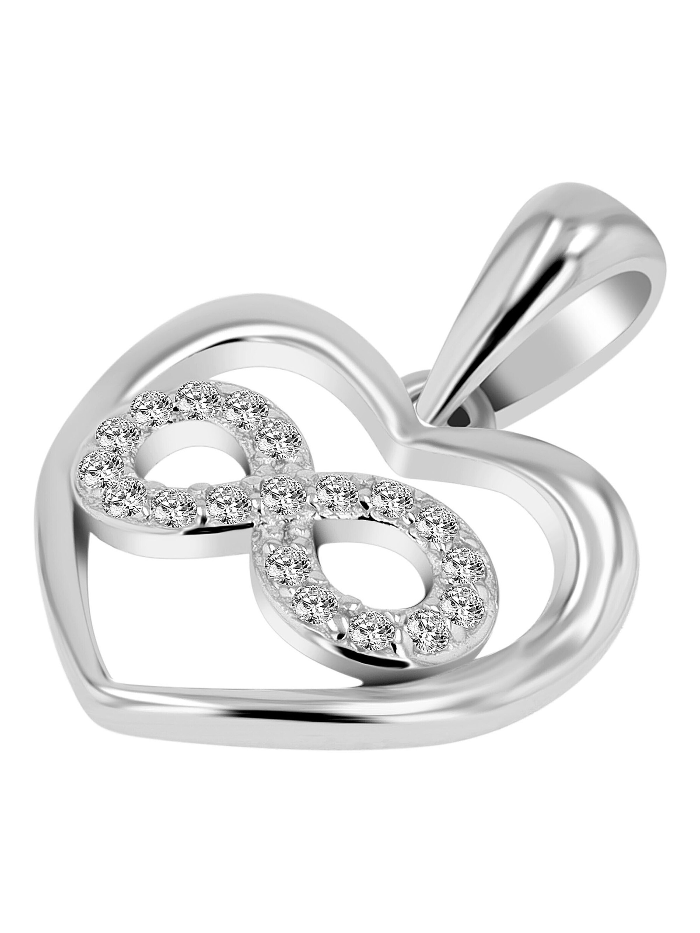 Akzent Schmuckset '"Idis" aus 925 Sterlingsilber, rhodiniert, langlebig'‌‌‌‌ in One Size in silber, Produktansicht