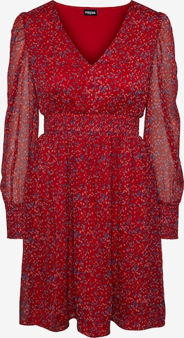 PIECES Φόρεμα 'MYNTE' σε κόκκινο: μπροστά