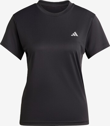 ADIDAS PERFORMANCE Performance Shirt 'Run It' in Black: front