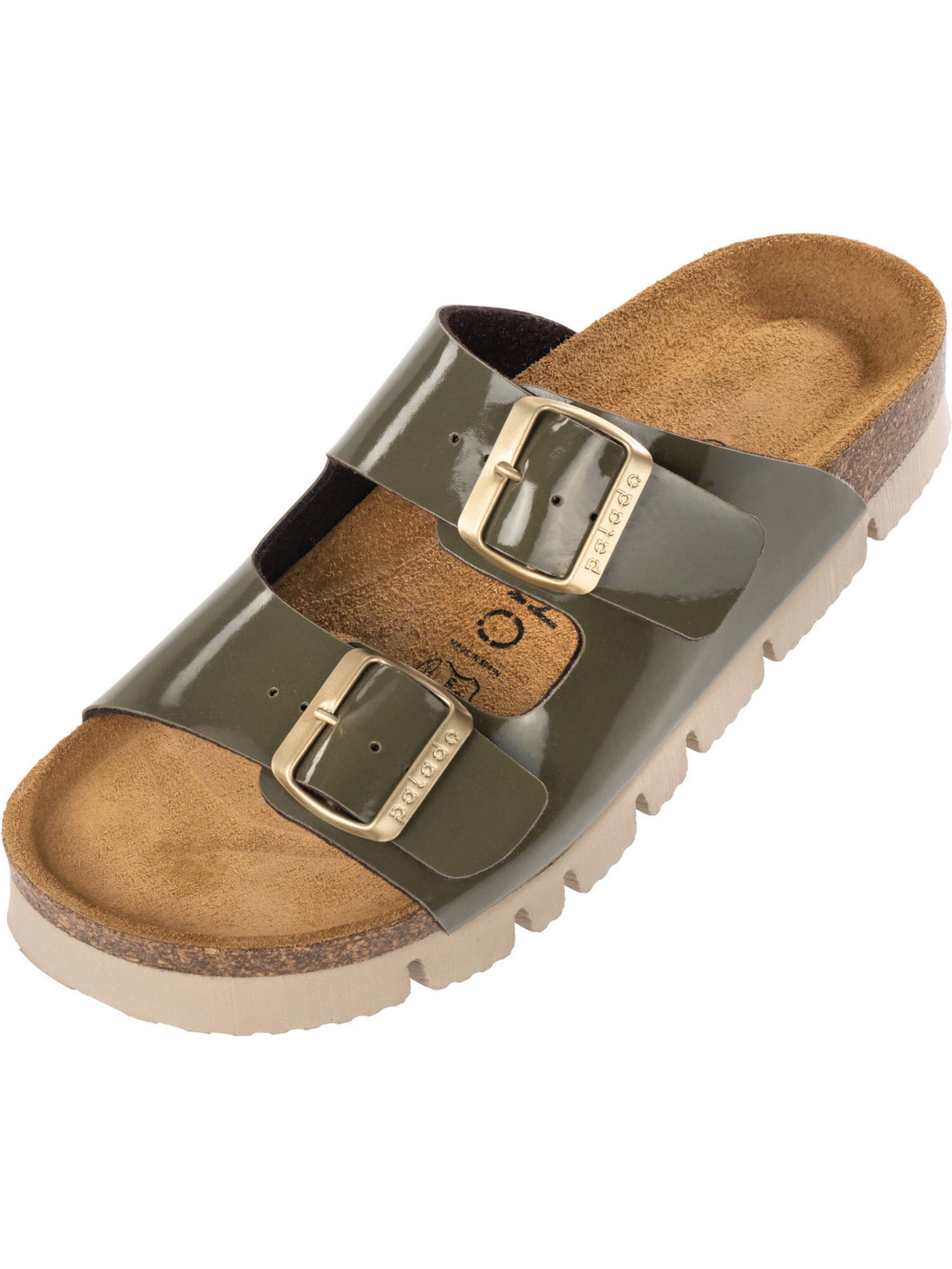 zaļš Palado Ādas čības 'Korfu PL': no priekšpuses