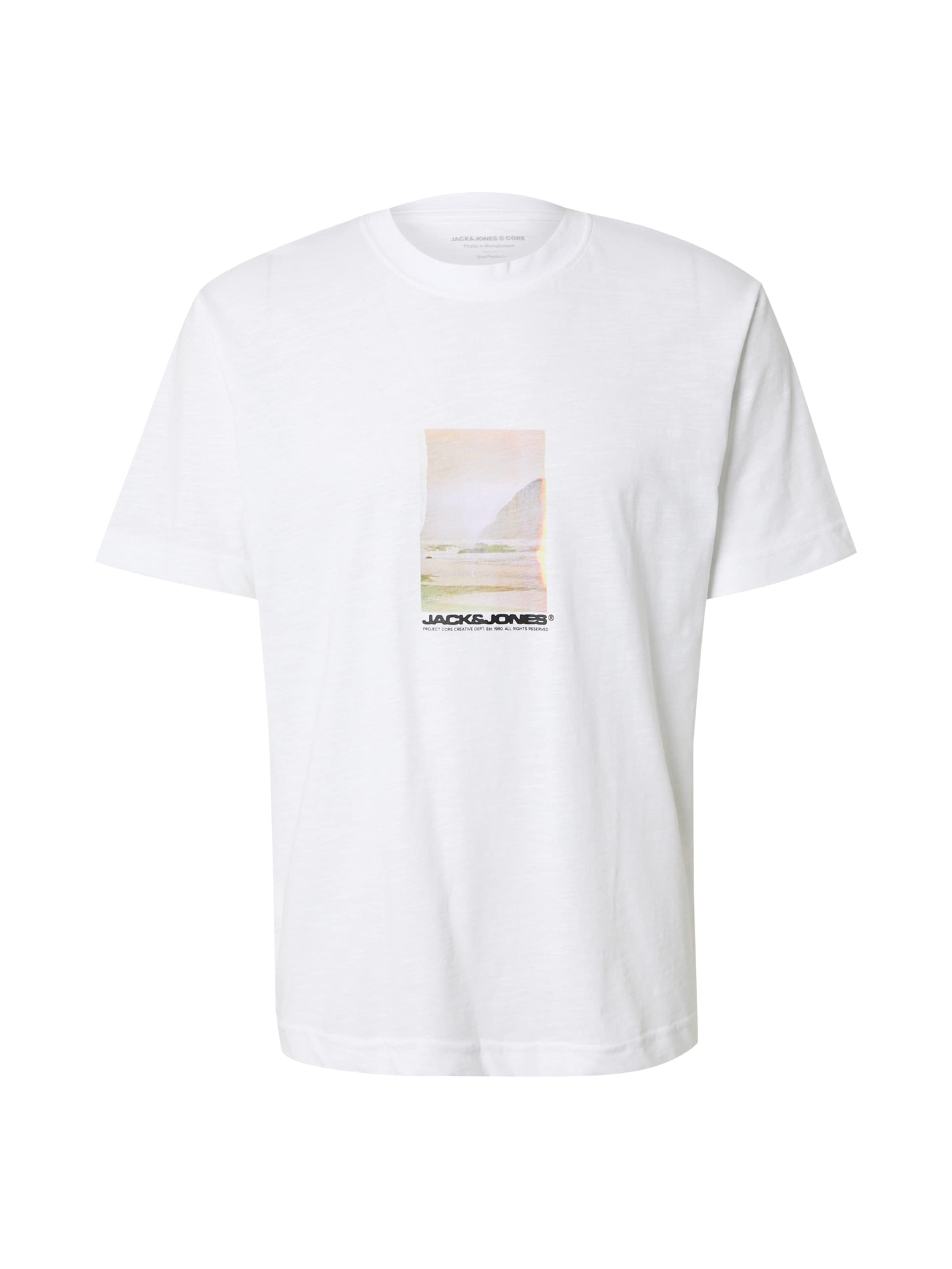 JACK & JONES Paita 'JCOSAGO' värissä valkoinen: etupuoli