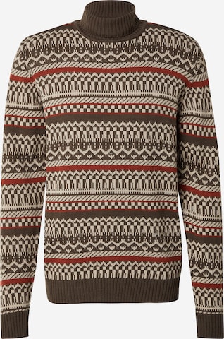 Pull-over BLEND en marron : devant