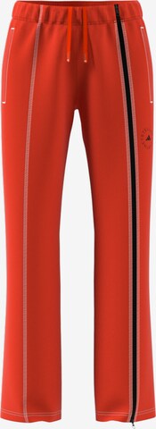 ADIDAS BY STELLA MCCARTNEY Boot cut Workout Pants in Orange: front