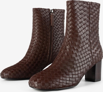 L37 HANDMADE SHOESGležnjače 'GALLOP ECHO' - smeđa boja: prednji dio