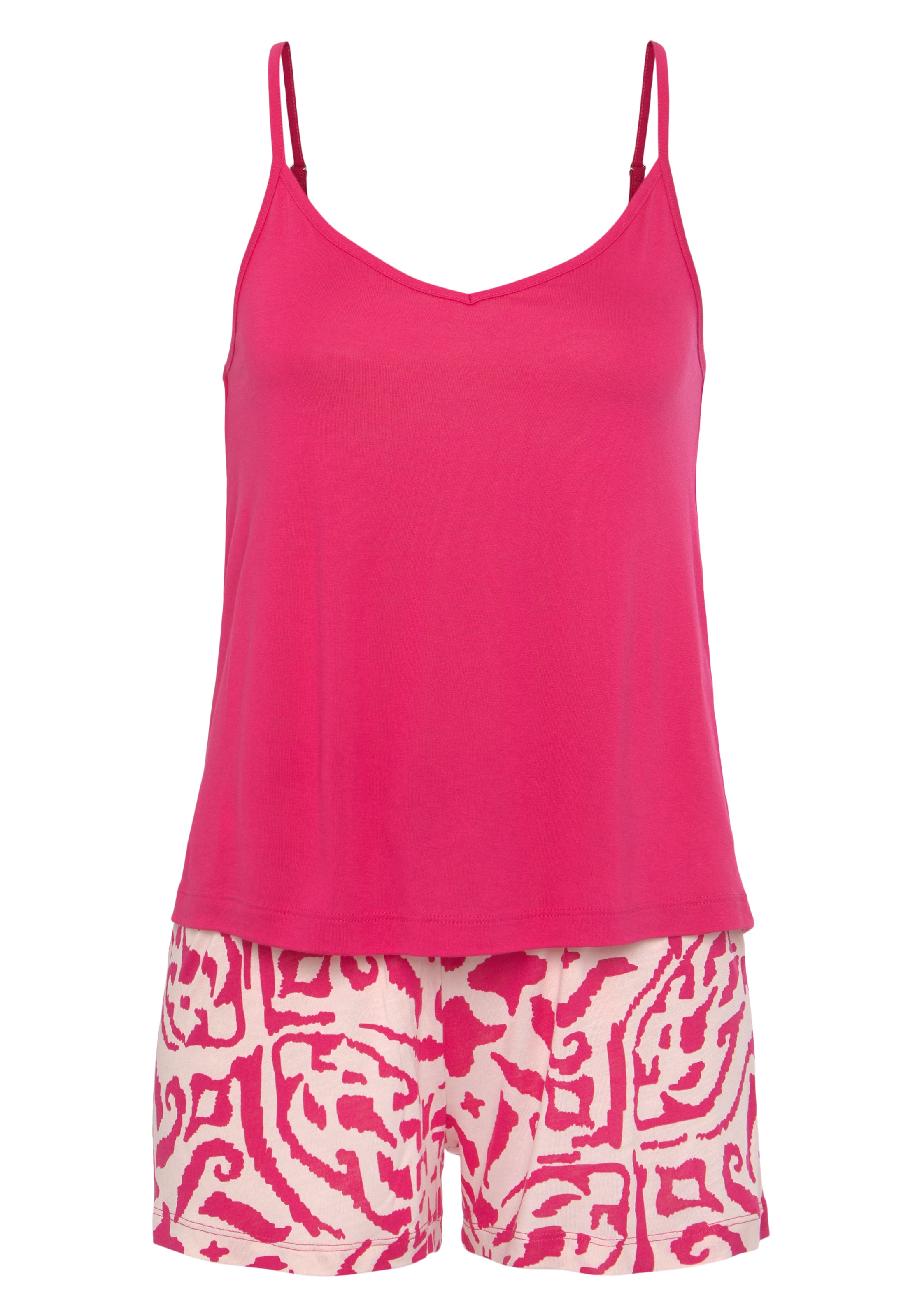 s.Oliver Kort pyjamas i rosa: framsida